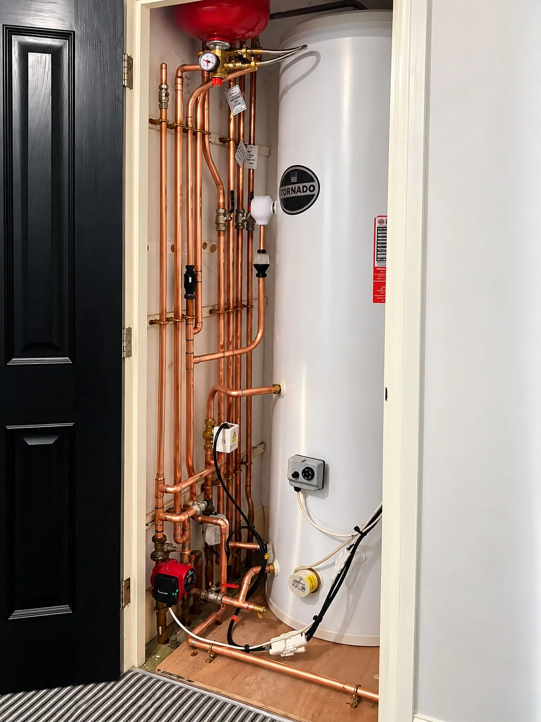 After boiler installation β new system by HAAS