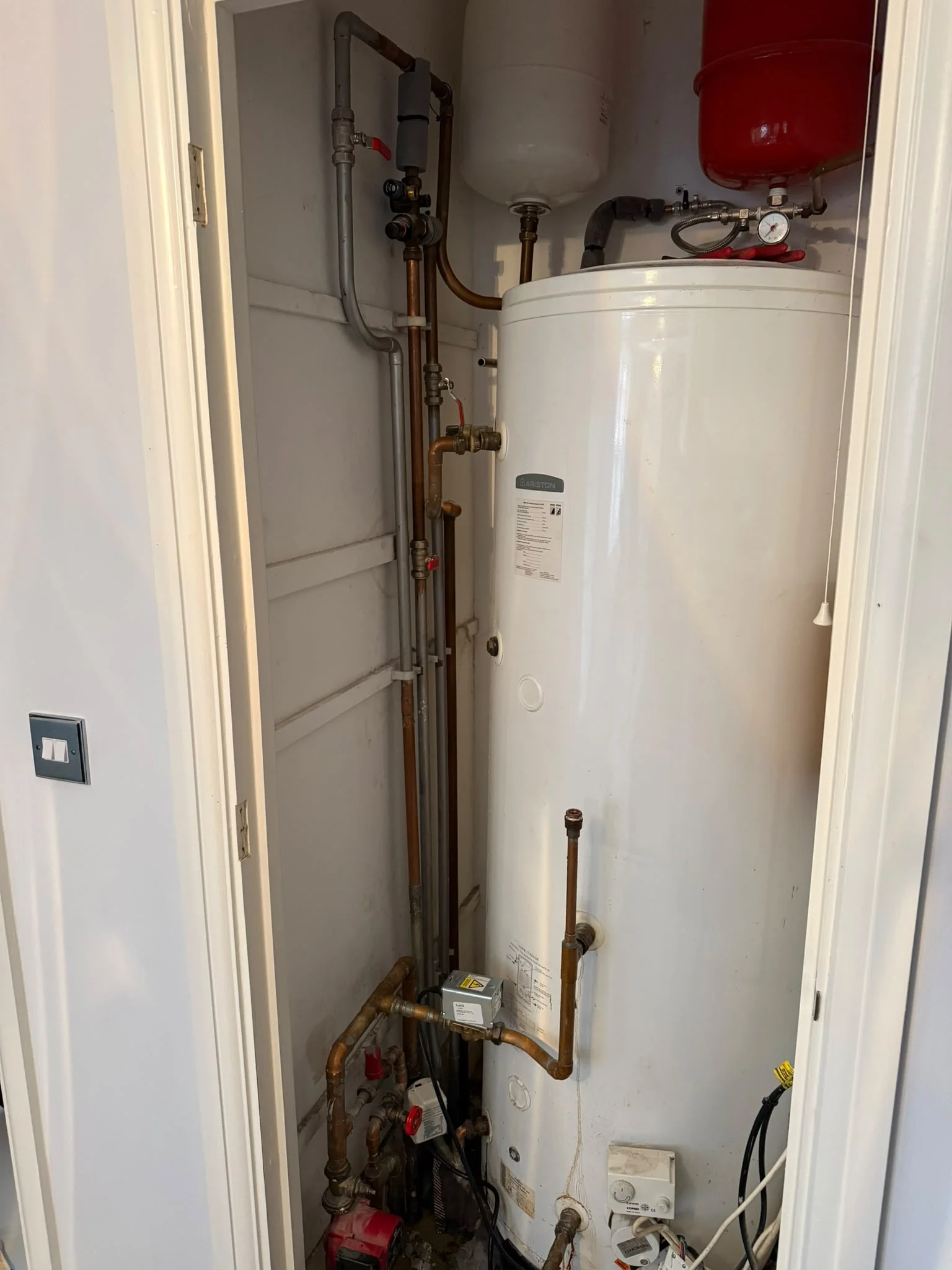 Before boiler installation β old pipework
