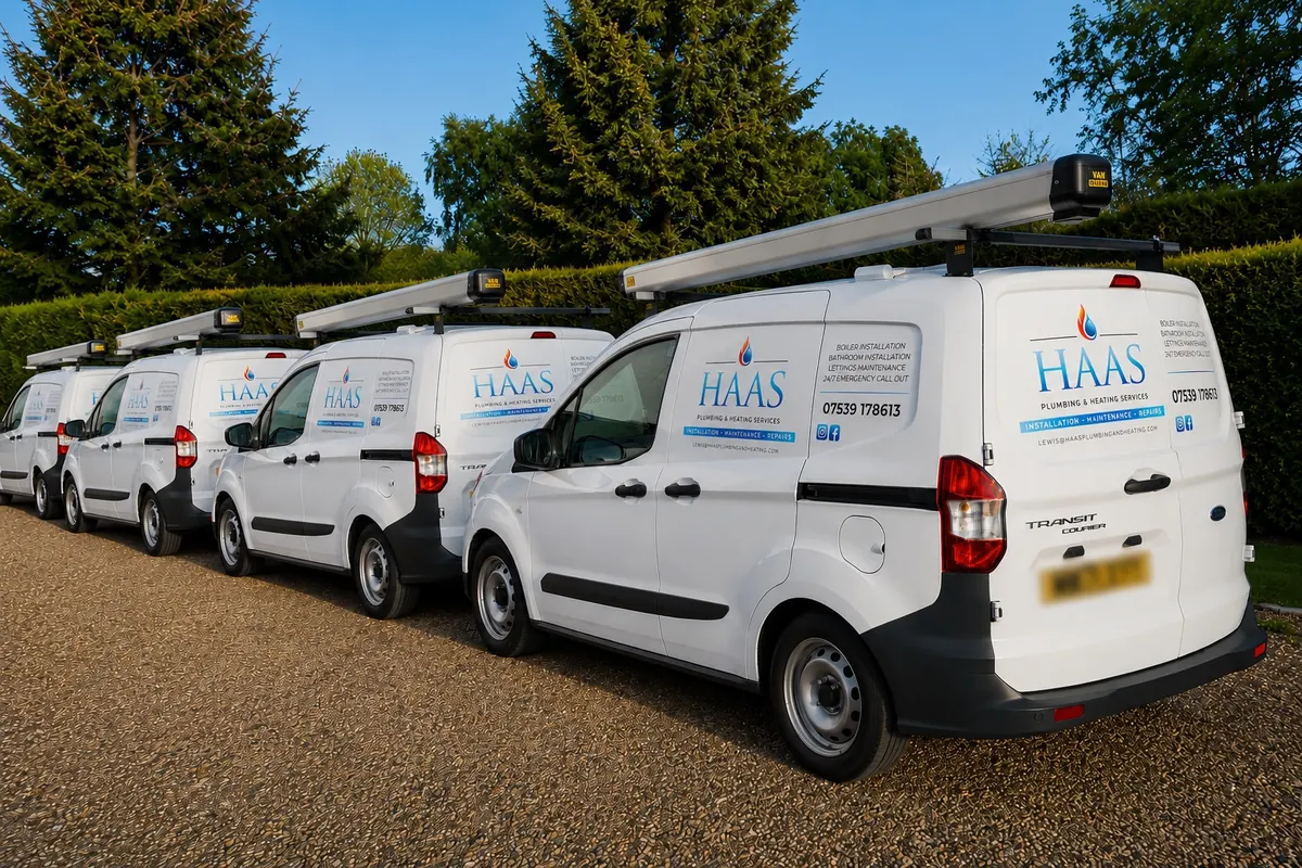HAAS Plumbing vans in Essex